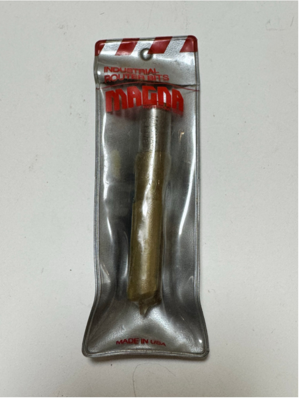Magna Industrial Router Bit 9/16" Diameter 1/2" Shank High Speed Steel Bit HSS